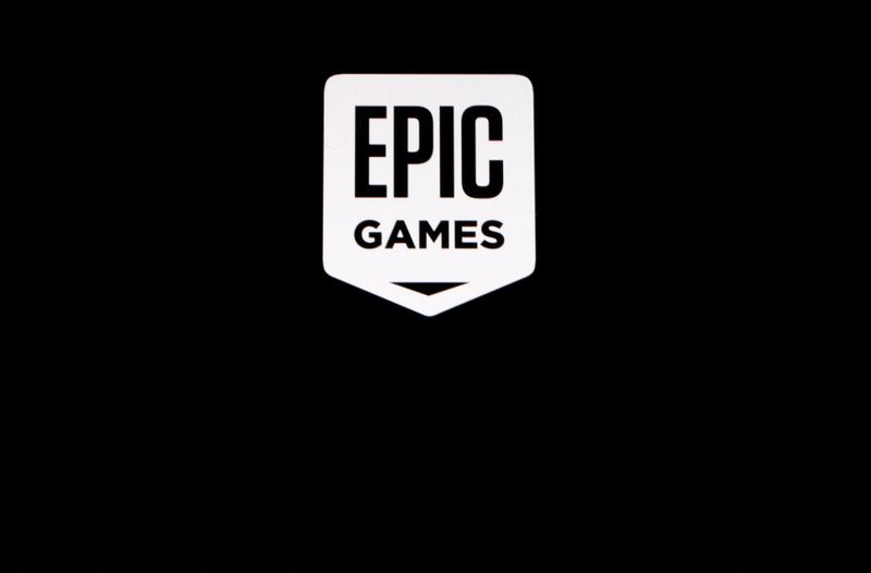 © Reuters. The Epic Games logo, maker of the popular video game 