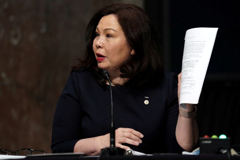 &copy; Reuters. FILE PHOTO: U.S. Senate Armed Services Committee hearing in Washington