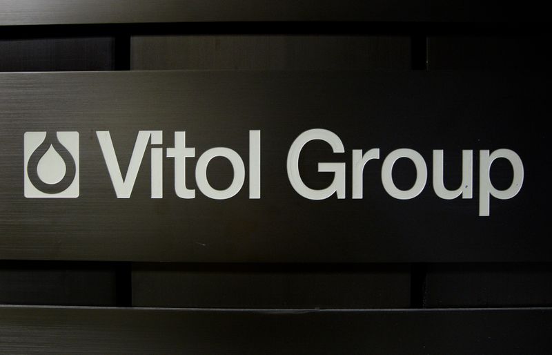 &copy; Reuters. A sign is pictured in front of the Vitol Group trading commodities building in Geneva