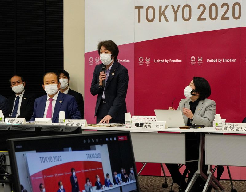 &copy; Reuters. President of the Tokyo 2020 Organising Committee of the Olympic and Paralympic Games, Seiko Hashimoto attends presentation on the Olympic Charter and Gender Equality in Tokyo