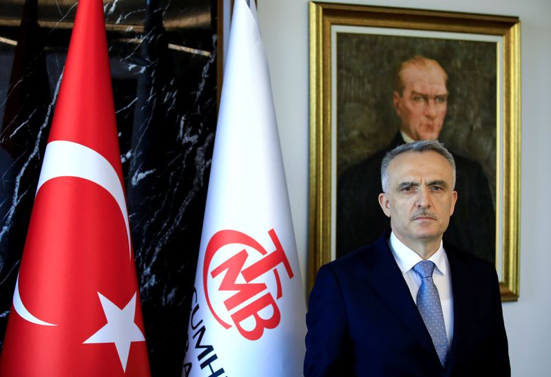 &copy; Reuters. FILE PHOTO: Interview with Turkey&apos;s Central Bank Governor Naci Agbal in Istanbul