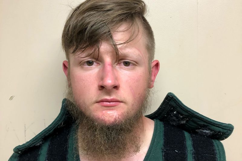 &copy; Reuters. Robert Aaron Long, 21, poses in a jail booking photograph after he was taken into custody by the Crisp County Sheriff&apos;s Office in Cordele