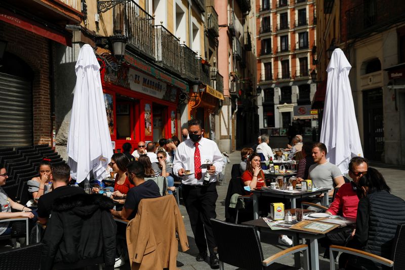 &copy; Reuters. The coronavirus disease (COVID-19) pandemic, in Madrid