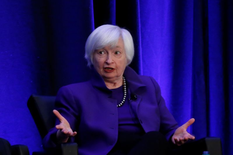 &copy; Reuters. A secretária do Tesouro dos Estados Unidos, Janet Yellen. 04/01/2019. REUTERS/Christopher Aluka Berry.