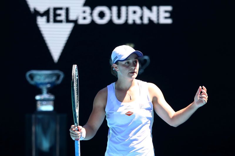 &copy; Reuters. FILE PHOTO: Australian Open