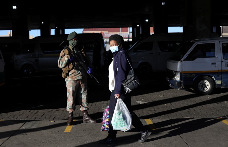 &copy; Reuters. Spread of the coronavirus disease (COVID-19) in South Africa