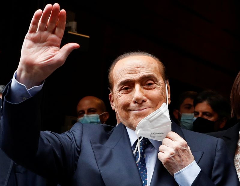 Former Italian PM Berlusconi in hospital since Monday: sources
