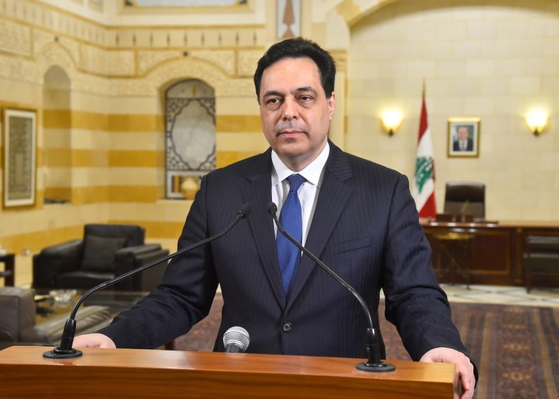 &copy; Reuters. دياب: تحديد سقف تصريف أعمال الحكومة المستقيلة في لبنان يعود للبرلمان