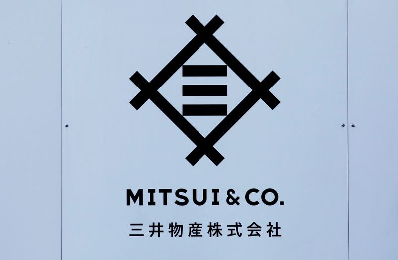 &copy; Reuters. En la imagen de archivo el logotipo de la empresa comercial japonesa Mitsui &amp; Co. se ve en Tokio, Japón