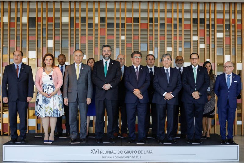 &copy; Reuters. Reunião do Grupo de Lima em Brasília