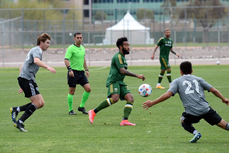 © Reuters. MLS: Preseason-Portland Timbers at Sporting KC