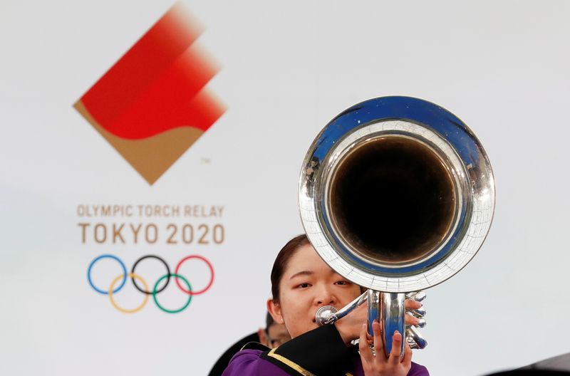 © Reuters. Tokyo 2020 Olympic torch relay