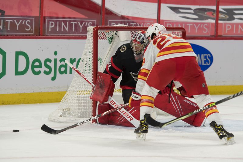 &copy; Reuters. NHL: Calgary Flames at Ottawa Senators