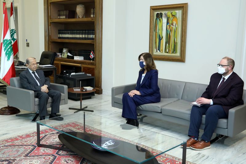 &copy; Reuters. السفيرة الأمريكية في لبنان: حان الوقت لتشكيل حكومة