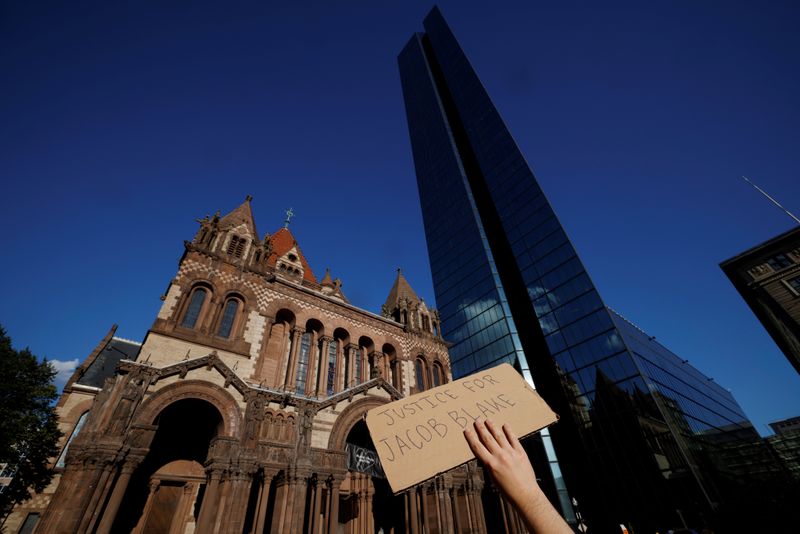 &copy; Reuters. Manifestação em Boston