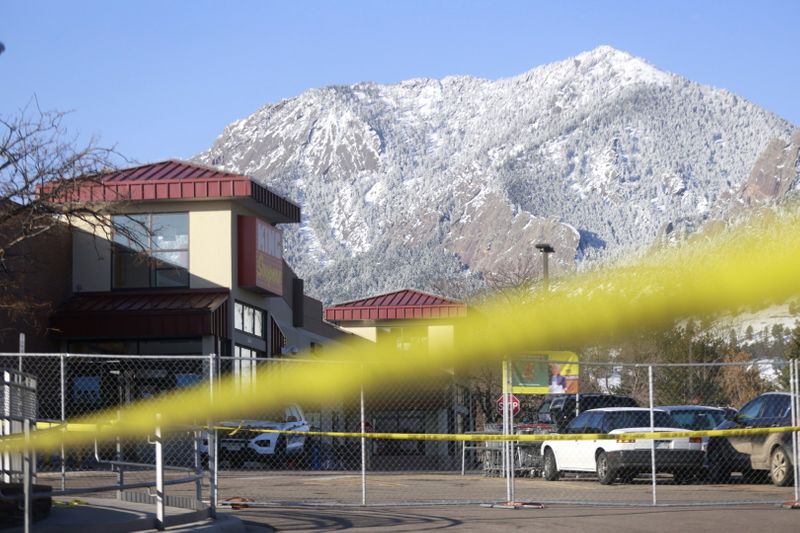 &copy; Reuters. King Soopers grocery store day after mass shooting in Boulder, Colorado