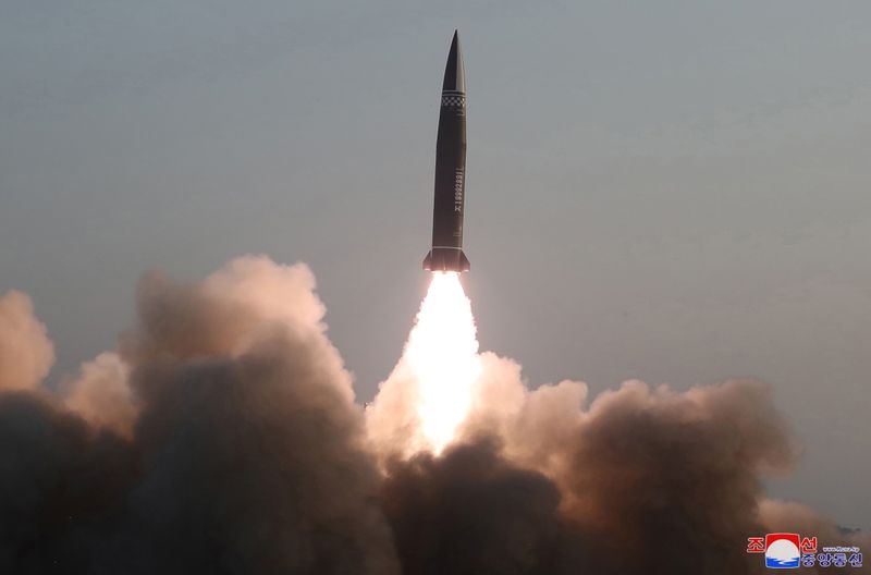 &copy; Reuters. كوريا الشمالية تتهم مجلس الأمن بازدواجية المعايير بشأن تجارب الصواريخ