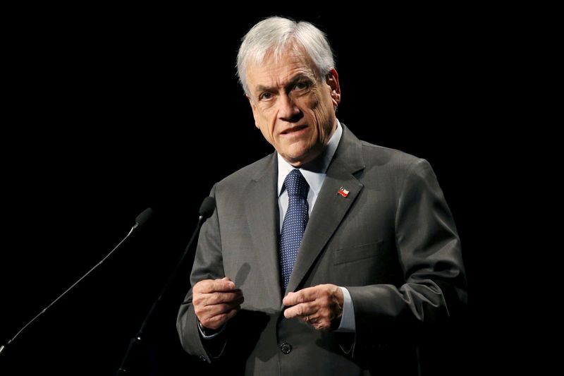 &copy; Reuters. Presidente do Chile, Sebastián Piñera, em Santiago