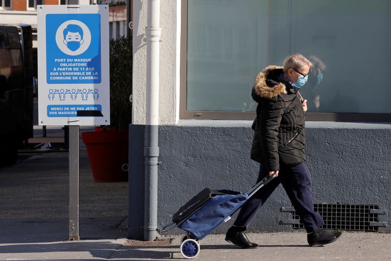 &copy; Reuters. FILE PHOTO: The coronavirus disease (COVID-19) outbreak in northern France