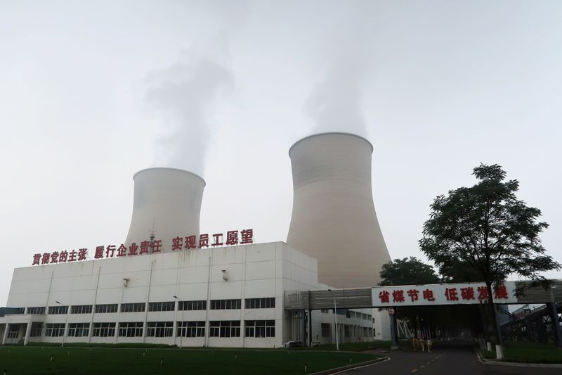 &copy; Reuters. 中国石炭火力発電の世界シェアは昨年53％、5年前から拡大＝英調査