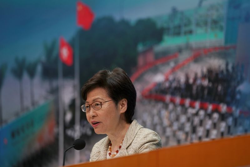 &copy; Reuters. 香港立法会選挙、12月に実施の方針＝行政長官