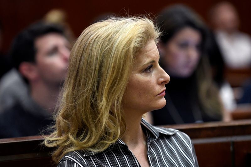 &copy; Reuters. FILE PHOTO: Summer Zervos, a former contestant on The Apprentice, appears in New York State Supreme Court during a hearing on a defamation case against U.S. President Donald Trump in Manhattan, New York.