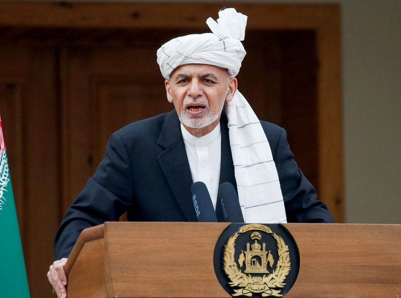 &copy; Reuters. الرئيس الأفغاني يتعهد بالتنحي في حال إجراء انتخابات