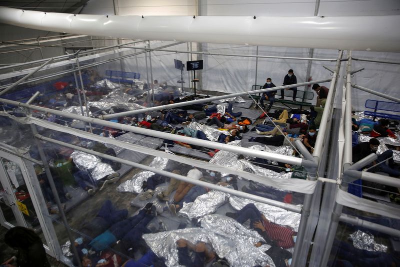 &copy; Reuters. Department of Homeland Security holding facility in the Rio Grande Valley
