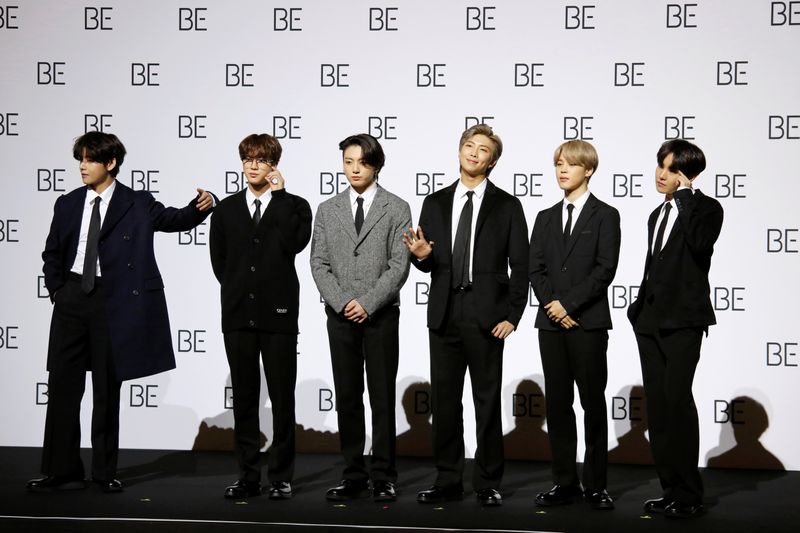 &copy; Reuters. ＢＴＳ、アジア人への人種差別に反対　自らの体験も告白