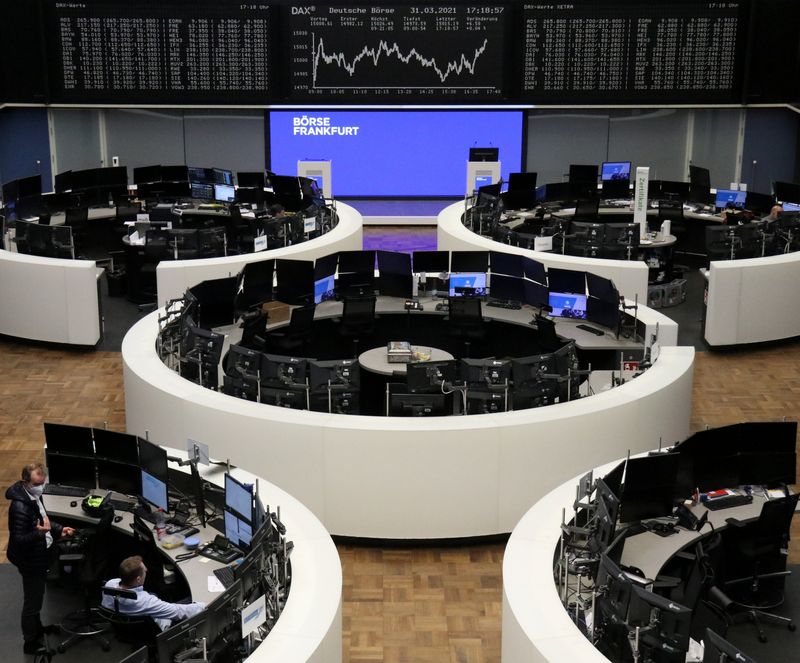 &copy; Reuters. The German share price index DAX graph is pictured at the stock exchange in Frankfurt