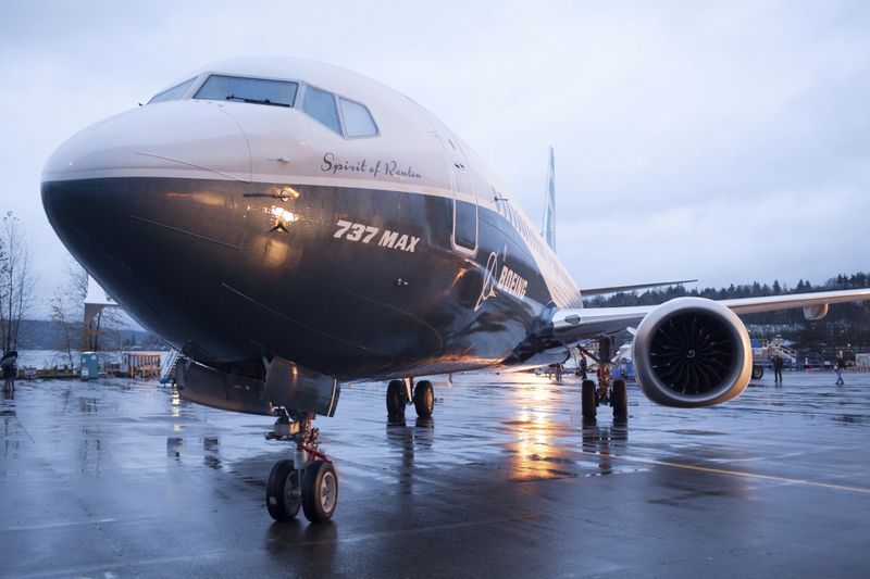 &copy; Reuters. Boeing 737 MAX em Renton, Washington