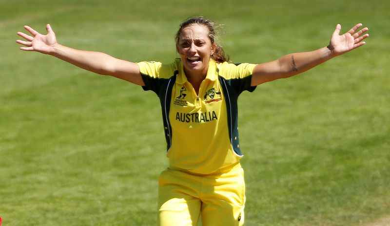 &copy; Reuters. FILE PHOTO: Australia vs New Zealand - Women&apos;s Cricket World Cup
