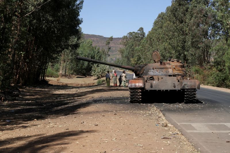 &copy; Reuters. The Wider Image:  &apos;You don&apos;t belong&apos;: land dispute drives new exodus in Ethiopia&apos;s Tigray