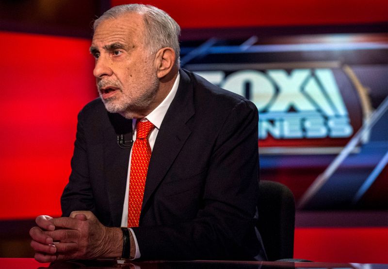 &copy; Reuters. FILE PHOTO: Investor Carl Icahn pictured in 2014