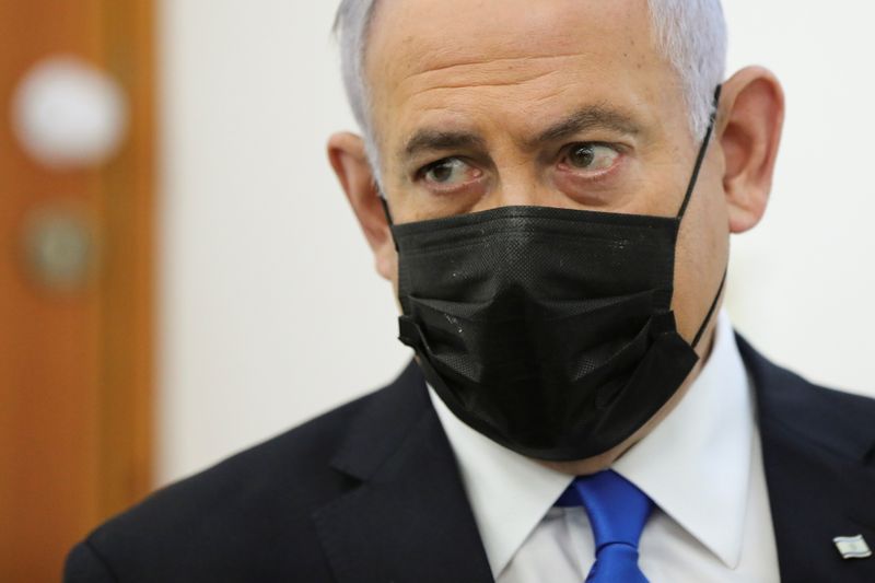 &copy; Reuters. الادعاء الإسرائيلي: نتنياهو كان يستخدم المحاباة كعملة