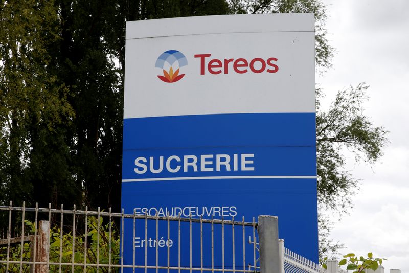 &copy; Reuters. Entrada da fábrica da Tereos em Escaudoeuvres