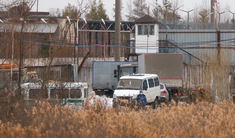 &copy; Reuters. A view shows the IK-2 corrective penal colony in Pokrov