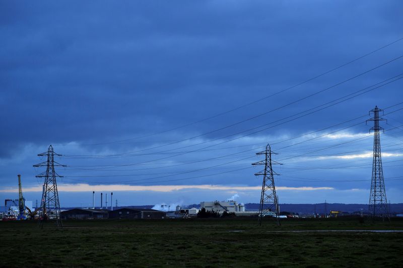 &copy; Reuters. FILE PHOTO: Factory is seen from Sheerness, on the Isle of Sheppey