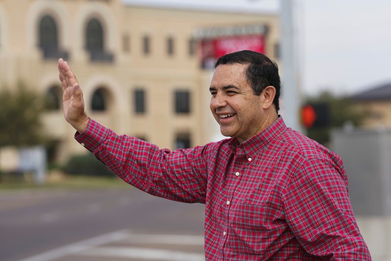 &copy; Reuters. U.S. Rep. Henry Cuellar (D-TX) campaigns to keep his House seat in Laredo, Texas