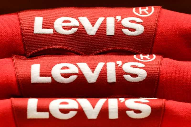 &copy; Reuters. FILE PHOTO: Products are displayed at a Levi Strauss store in New York