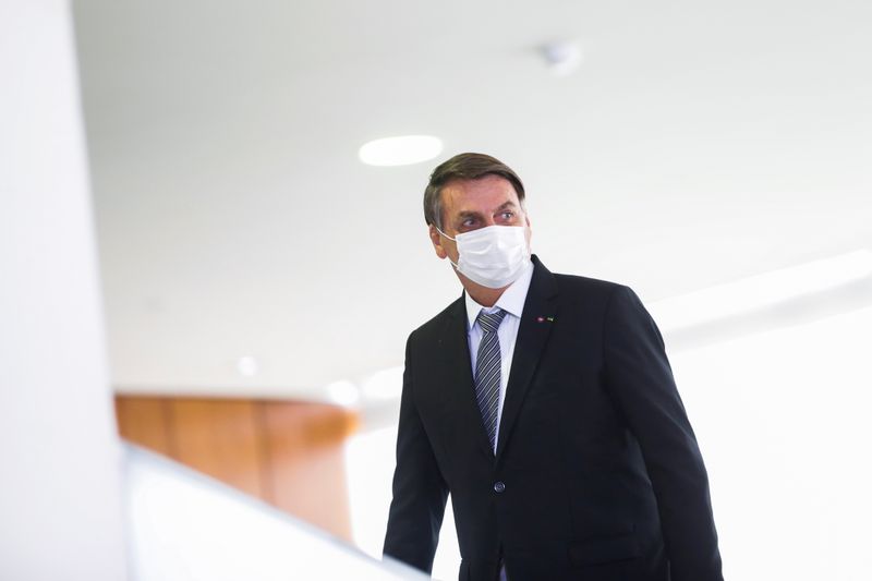 &copy; Reuters. Presidente Jair Bolsonaro em Brasília