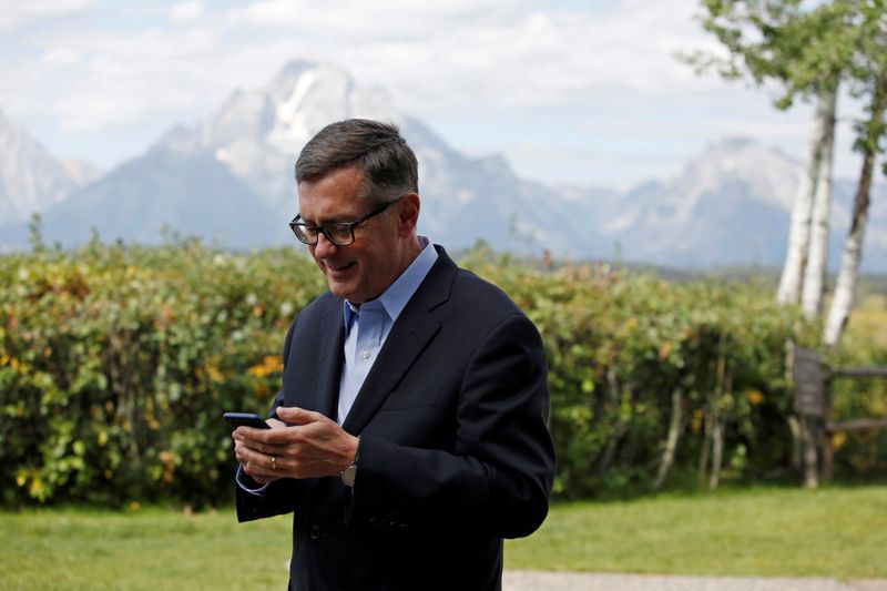 &copy; Reuters. IMAGEN DE ARCHIVO. El vicepresidente de la Reserva Federal, Richard Clarida, durantela conferencia sobre política monetaria en Jackson Hole, Wyoming, EEUU