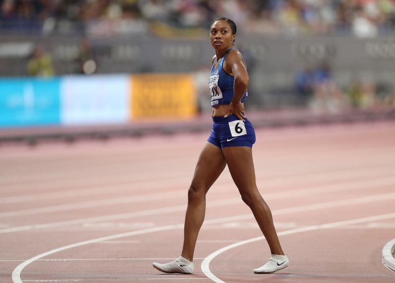 &copy; Reuters. FILE PHOTO: World Athletics Championships - Doha 2019