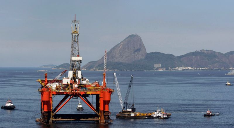 &copy; Reuters. Plataforma de petróleo da Petrobras no Rio de Janeiro