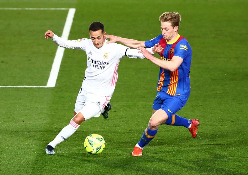 &copy; Reuters. La Liga Santander - Real Madrid v FC Barcelona