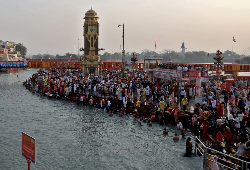 © Reuters. Kumbh Mela in Haridwar