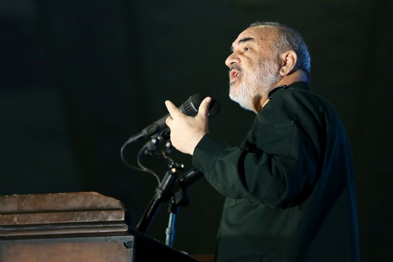 © Reuters. الاتحاد الأوروبي يفرض عقوبات على قائد الحرس الثوري الإيراني و7 آخرين