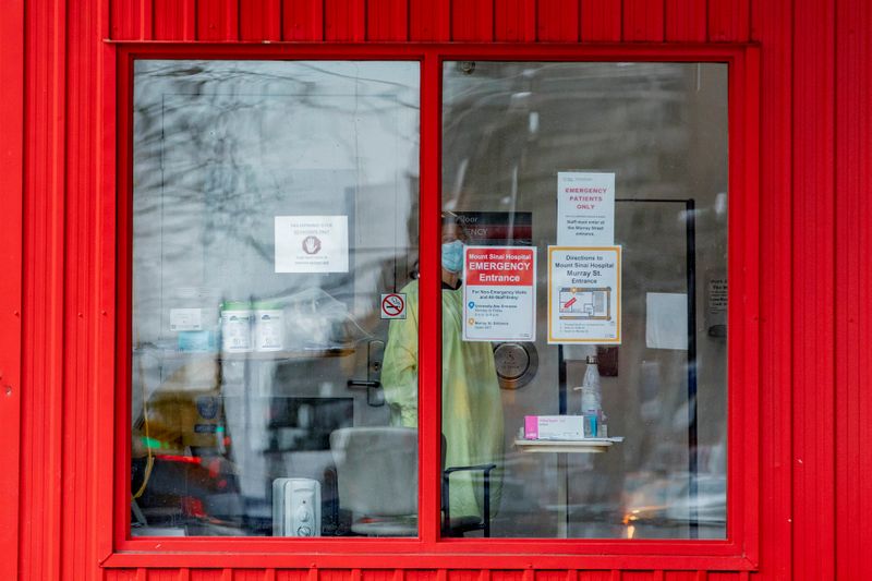 © Reuters. Outbreak of the coronavirus disease (COVID-19) in Toronto