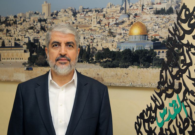 &copy; Reuters. حماس تنتخب زعيمها السابق خالد مشعل رئيسا للحركة في الخارج