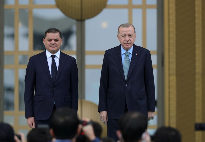 &copy; Reuters. تركيا وليبيا تقولان إنهما ملتزمتان باتفاق ترسيم الحدود البحرية بشرق المتوسط